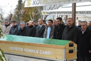 Konyasporlu taraftar son yolculuğuna uğurlandı