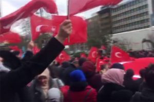 Br&uuml;ksel'de Zeytin Dalı Harekatı'na destek