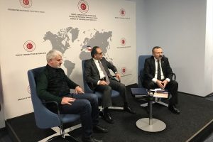 TBMM Milli Savunma Komisyonu &uuml;yeleri, T&uuml;rk iş d&uuml;nyası temsilcileriyle buluştu