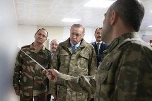 Cumhurbaşkanı Erdoğan sınır hattında