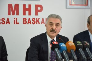 MHP Genel Sekreteri B&uuml;y&uuml;kataman'dan Bursa'da Afrin a&ccedil;ıklaması