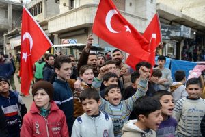 Azez Zeytin Dalı'na tanıklık ediyor