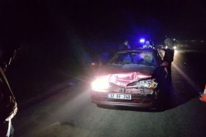 TEM'de gece yarısı kaza: 4 yaralı