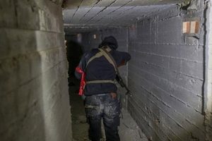 Sınır &ouml;tesi hendek operasyonu