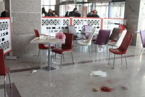 Hastanede dehşet anları!