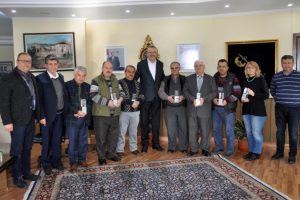 Bursa Karacabey'de kunduracılara plaket