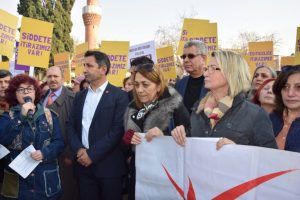 CHP Bursa'dan kadına karşı şiddete tepki!