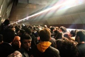 Yenikapı- Hacıosman metro hattında sinyalizasyon arızası