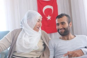 Afrin'de yaralanan asker baba ocağına getirildi