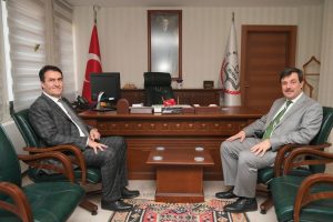 D&uuml;ndar'dan Bursa İl Milli Eğitim M&uuml;d&uuml;r&uuml; D&uuml;lger'e ziyaret