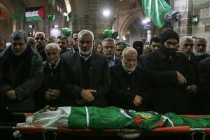 Hamas y&ouml;neticilerinden Alemi son yolculuğuna uğurlandı
