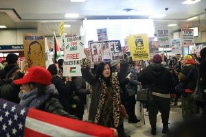 New York'ta Filistinli Temimi'ye destek g&ouml;sterisi