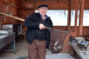 Kar ve soğuk alabalığın lezzetini ikiye katladı