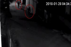 Mahalleye dadanan hırsızlar kamerada