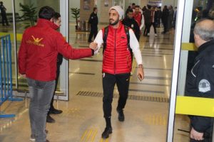 Galatasaray kafilesi Konya'ya geldi