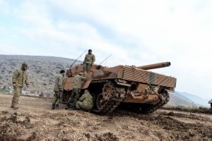 &Uuml;s b&ouml;lgesindeki T&uuml;rk tankları b&ouml;yle fotoğraflandı