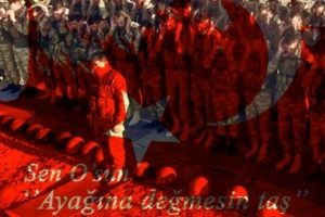 Konya'dan askere bayraklı destek klibi