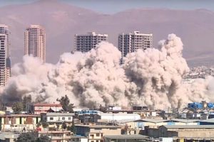 İşte Kuzey Irak'ta patlama anı!