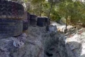 Burseya Dağı'ndaki hendekler temizleniyor