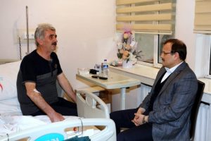 &Ccedil;avuşoğlu'ndan AK Parti Bursa Yenişehir İl&ccedil;e Başkanı Kamıl'a ziyaret
