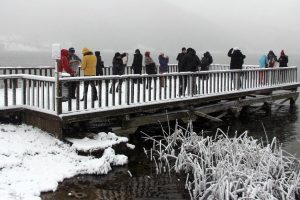 Abant yarıyıl tatilinde tatilcilerin akınına uğradı