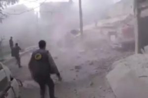 Doğu Guta'da hava saldırısı: 50 &ouml;l&uuml;