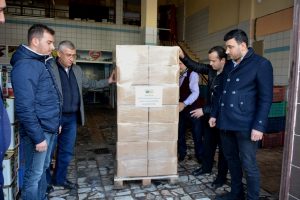 Bursa Gemlik'ten 'Zeytin Dalı'na zeytin desteği