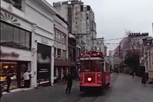 İstiklal'de korkutan anlar