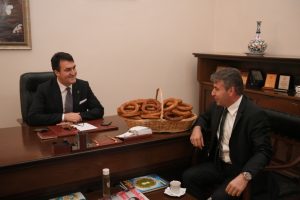 Bursa'da Simit&ccedil;iler Odası'ndan simitli ziyaret