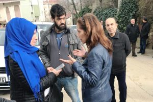 Bursa'da heyelan b&ouml;lgesindeki mahalleliden şaşırtan tepki