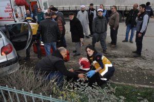 Bursa İnegöl'de feci kaza: 4 yaralı