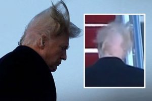 Trump rüzg&acirc;rın azizliğine uğradı