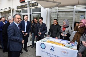 Bursa B&uuml;y&uuml;kşehir Belediye Başkanı Aktaş, Ulcay'ı ziyaret etti