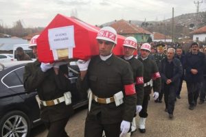 Kıbrıs gazisi son yolculuğuna uğurlandı