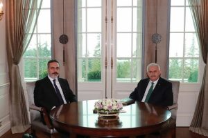 Başbakan Yıldırım, Fidan'ı kabul etti