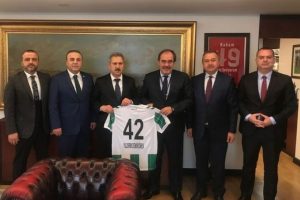 Konyaspor y&ouml;netiminden TFF'ye ziyaret
