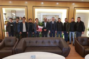 Bursa'da gen&ccedil;lerden Taban'a teşekk&uuml;r ziyareti