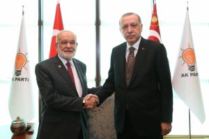 Erdoğan, Saadet Partisi Genel Başkanını kabul etti