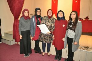 Bursa'da öğrencilerden Afrin'e mektup