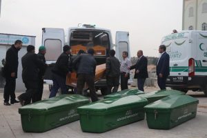 Feci kazada ölen 9 kişinin cenazeleri Gaziantep'e getirildi