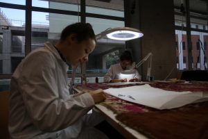 Osmanlı'dan kalma tekstillere Finlandiyalı öğrenciler hayat veriyor