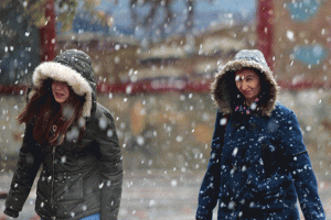 Edirne'de kar yağışı