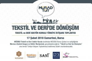 Bursa'da tekstil ve deride dönüşüm konuşulacak
