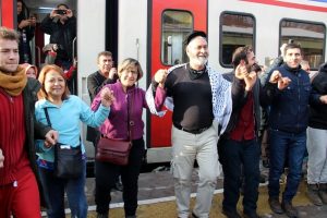 Doğu Ekspresi'ne Erzurum'da renkli karşılama