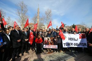 Şehit yakınları ve gazilerden Zeytin Dalı Harekatı'na destek