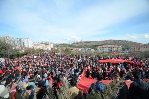 Başkent'te binler Mehmet&ccedil;ik i&ccedil;in y&uuml;r&uuml;d&uuml;