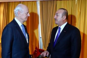 BM Suriye &Ouml;zel Temsilcisi Mistura ile bir araya geldi