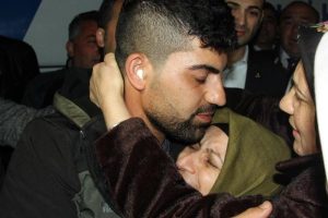 Afrin gazisine memleketinde coşkulu karşılama