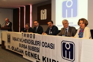 İMO Bursa Şubesi'nde 15. Olağan Genel Kurul Toplantısı yapıldı