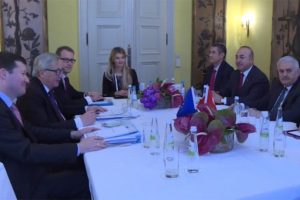 Yıldırım, AB Komisyonu Başkanı Juncker ile g&ouml;r&uuml;şt&uuml;
